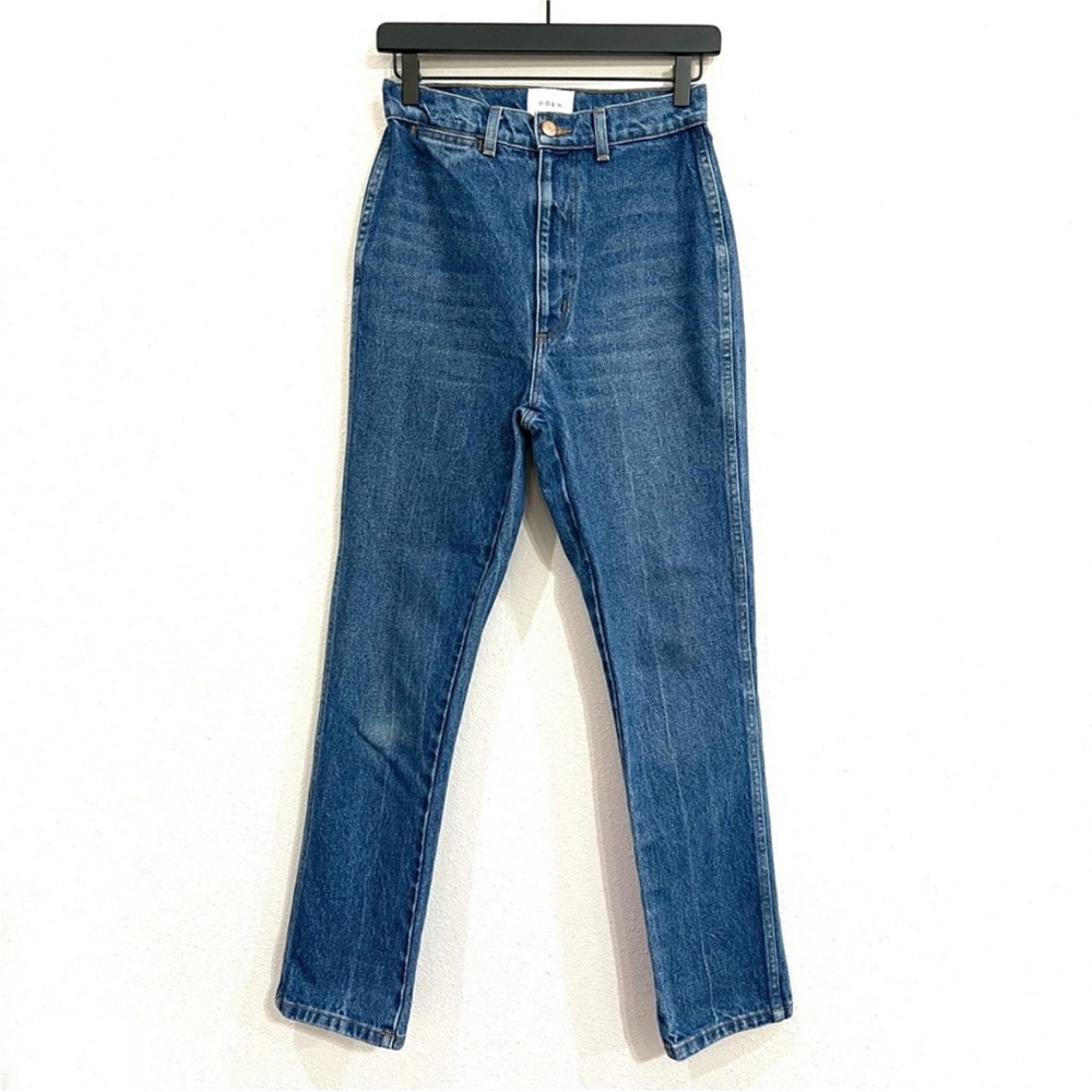 DOEN Lena Jeans Verneuil Wash High Rise Straight Leg - Size 26